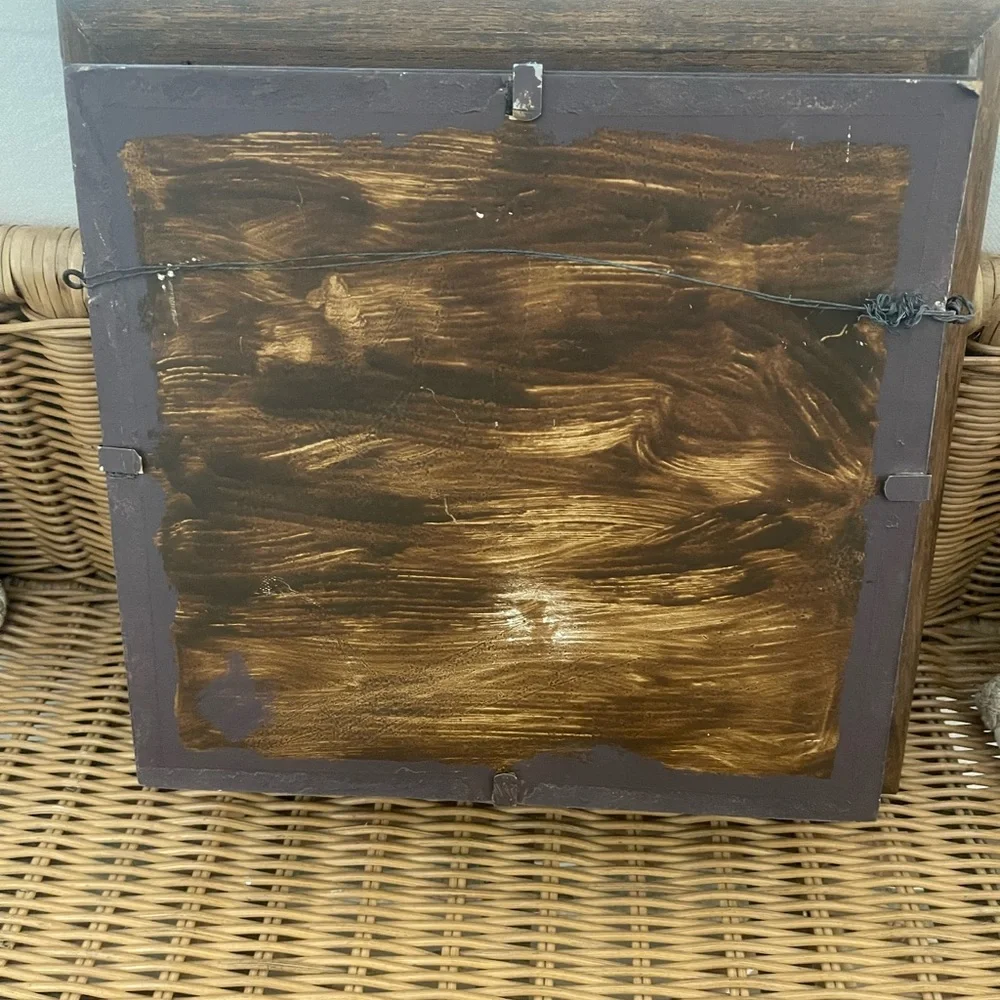 Vintage mirrored shadow box